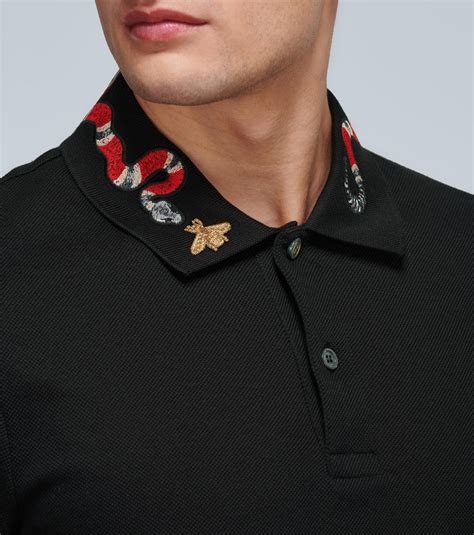 polo gucci serpente corallo|Gucci Polo Snake Collar .